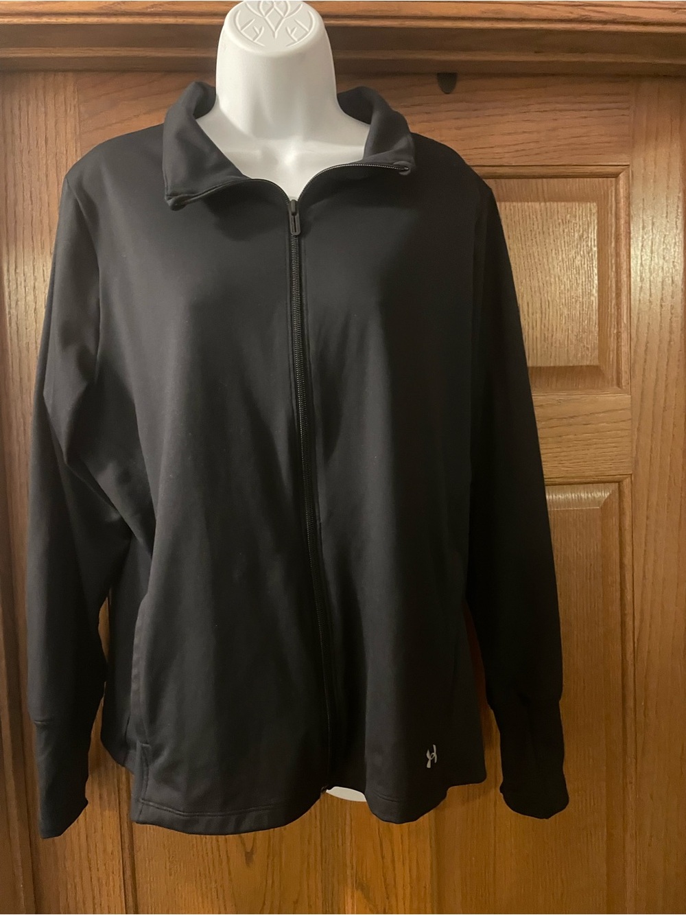 Under Armour Black Full-Zip Bomber Jacket